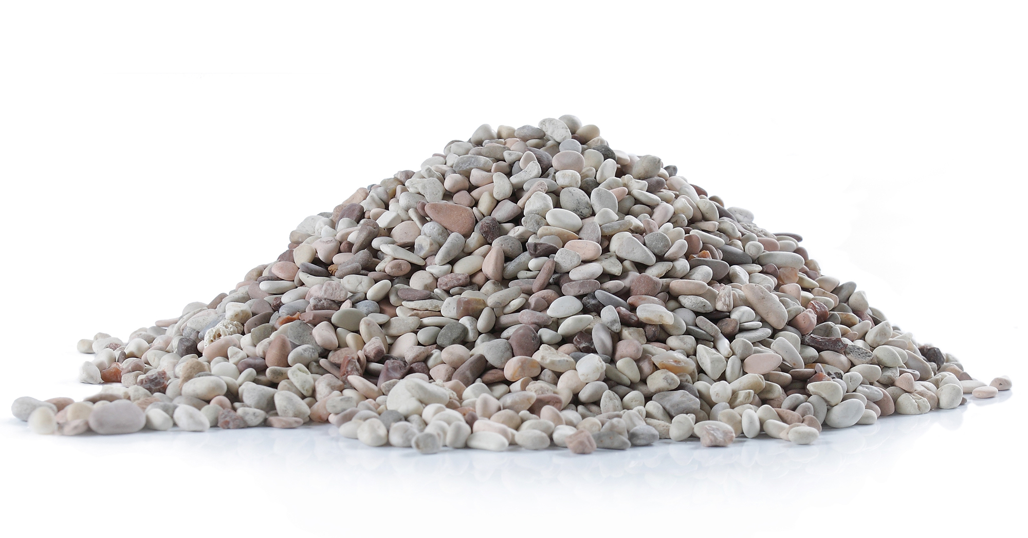Pile of screened gravel